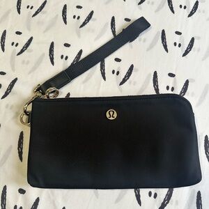lululemon athletica Black Wristlet Bag